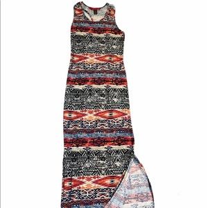 Slimming body maxi dress